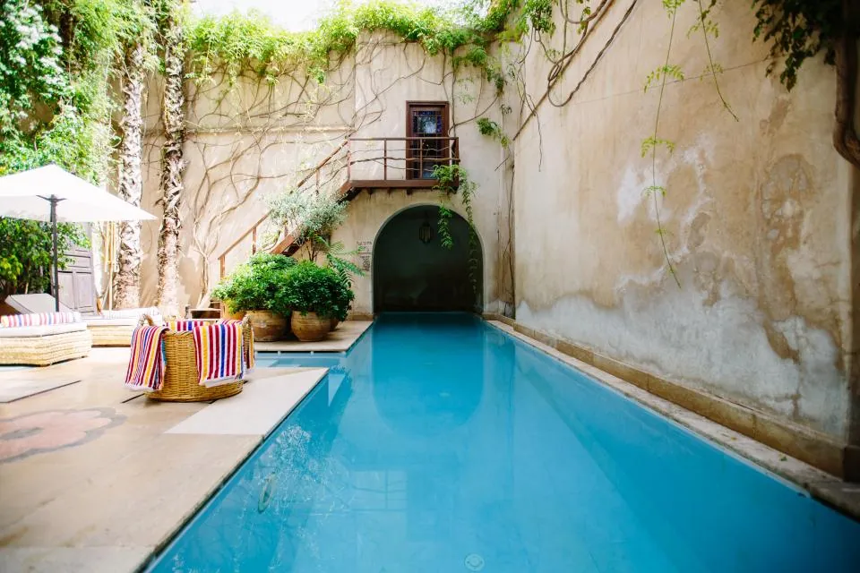 Piscine d'un riad