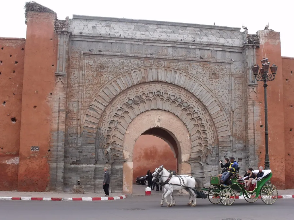 La porte Bab Agnaou à Marrakech
